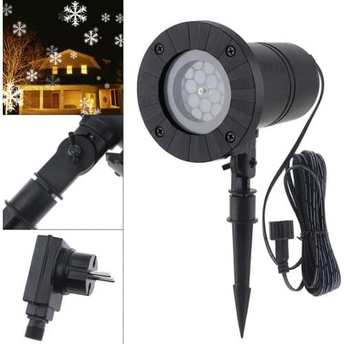 Holiday Decoration LED Snowstorm Lamp with Waterproof and Lawn Lamp for Christmas / Party / Festival