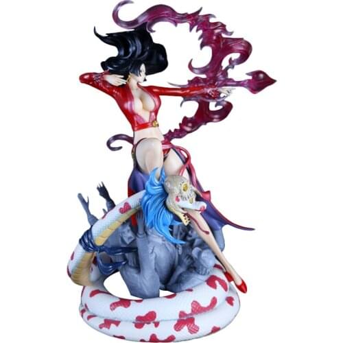 One Piece Anime Model GK Boa Hancock Slave Arrow Battle Ver. Action Figure 35cm Statue Collection Toy Desktop Decoration Figma