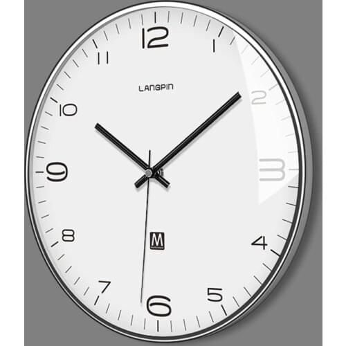 Nordic Modern Clocks Wall Home Decor Kitchen Clock Accessories Watch Wall Silent Saat Living Room Decoration Large Clock 50KO523