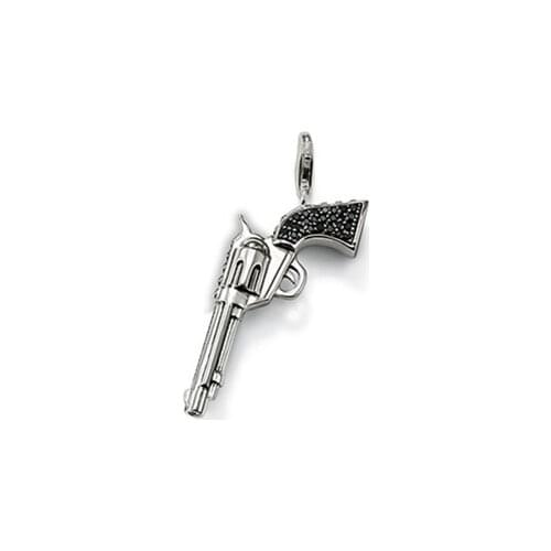 ThomasPT1599 Pendant Revolver Gun Pendant Euro-American style GLAM And Jewelry For Women In Ts925 silver-plated Lovers Pendant