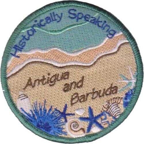 Embroidery historical speaking logo high quality made of twill 100pcs/bag welcome customized,free shipping DKP-Cl141225-6