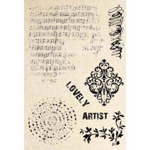 Background Transparent Clear Silicone Stamp/Seal for DIY scrapbooking/photo album Decorative clear stamp M1351