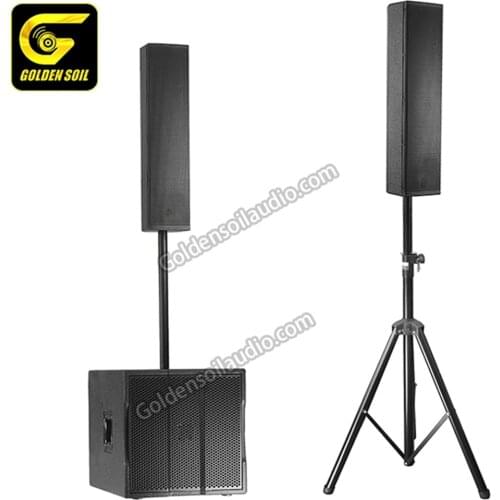 CS54 Amplified Column Speaker System + KA12A Single 12 Inch Subwoofer Portable Column Speaker System