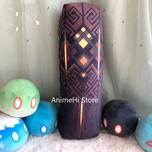 Anime Genshin Impact Morax Figure Pillow Cosplay Toy Soft Plush Doll 78cm Women Men Kawaii Cartoon Props for Gift