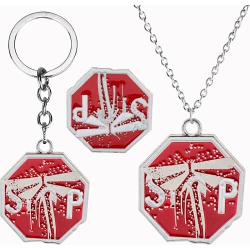 Game The Last of Us II Necelace Fashion Enamel Firefly Logo Pendant Jewelry Cute Cosplay Gifts for Friends