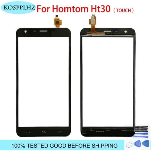 KOSPPLHZ 5.5 inch front outer glass For homtom ht30 Touch Screen Touch Panel Lens Replacement 5.5 inch Mobile phone +TOOLS