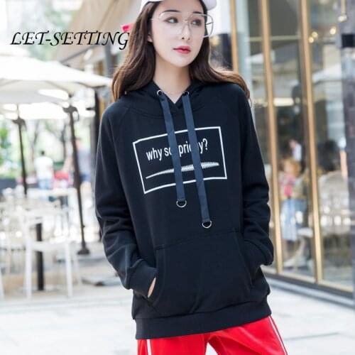 Женские толстовки с надписями Let－Setting China At AliExpress