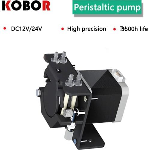 Micro peristaltic pump 24v small water pump stepper motor high head pumping pump variable frequency 12v self-priming pump