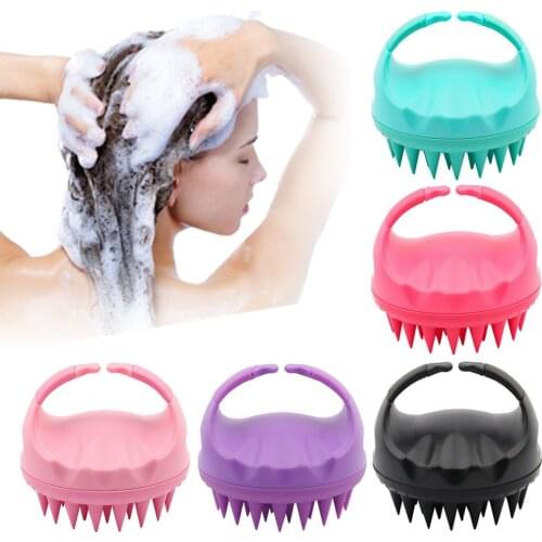 Soft Shampoo Scalp Shower Body Washing Hair Massage Massager Brush Comb