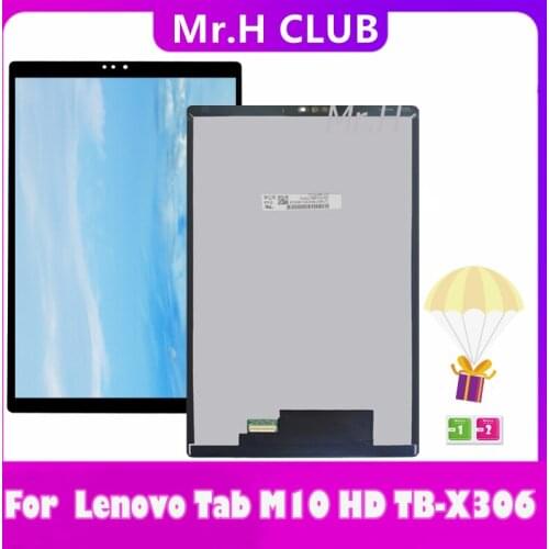 NEW 10.1'' For Lenovo Smart Tab M10 HD 2nd Gen TB-X306 TB-X306F TB-X306X X306 LCD Display Touch Screen Digitizer Assembly Parts