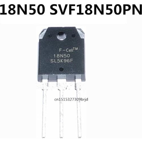 Original new 2pcs/ 18N50 SVF18N50PN 18A500V