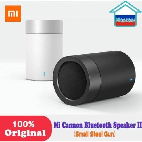 Original Xiaomi Mi Bluetooth 4.1 Speaker Cannon 2 steel Gun II Hands-free Calls Music Player with Mic bookshelf for phones PC