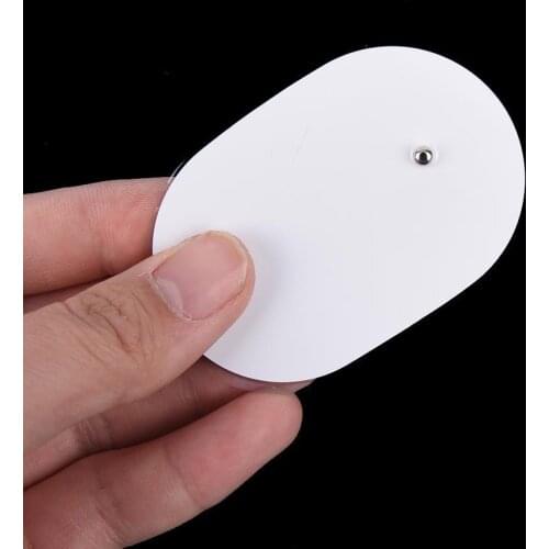 Cervical Vertebra Machine Electronic Physiotherapy Massager Low Frequency Electrode Pads for Digital TENS Therapy 2Pcs/Set