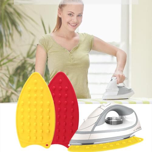 1PC Silicone Waterproof Iron Hot Protection Rest Pad Mat Safe Surface Iron Stand Mat Rest Ironing Pad Colorful Insulation Boards