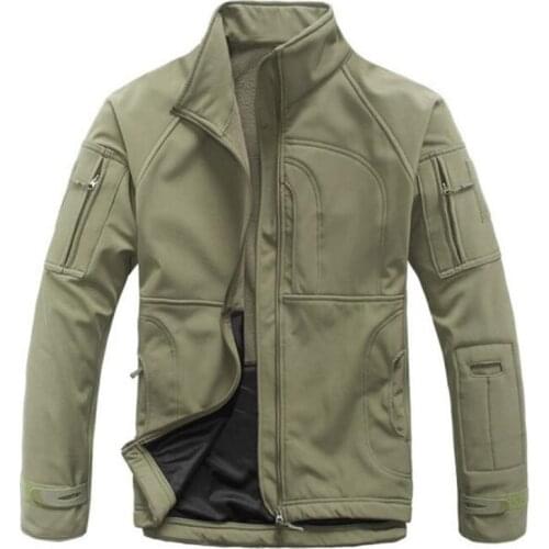 Outdoor Military Tactical Jackets Softshell Waterproof Windbreaker Hiking Climbing Hunting Jacket Windproof Outwear Men Clothing
