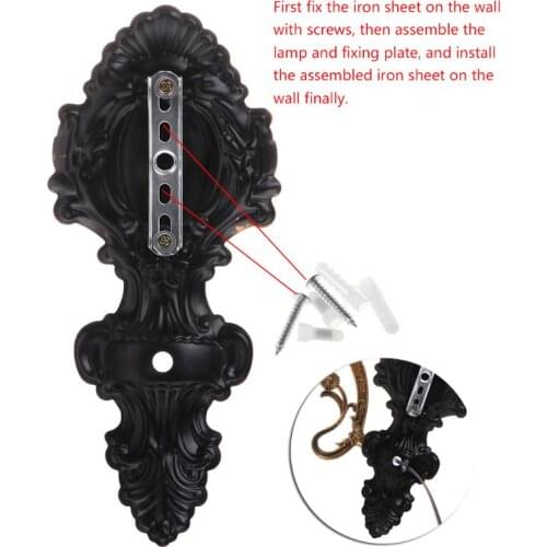 Vintage LED Wall Lamp Barn Lantern Retro Kerosene Wall Light European Antique Style