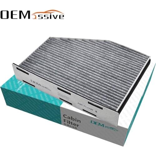 3PC Car Pollen Cabin Filter Activated Carbon For Audi A3 Q3 TT VW Golf Passat Tiguan CC Skoda Octavia Yeti Superb 1K1819653A