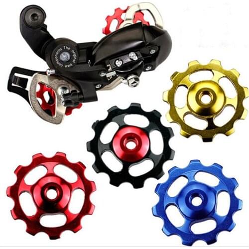 Bicycle rear wheel guide wheel bearing mountain bike aluminum alloy transmission guide wheel tension wheel bicycle 202-0081