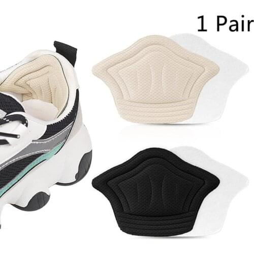 1 Pair Adjust Size Heel Liner Grips Protector Sticker Foot Care Inserts Women Insoles For Sport Running Shoes Pain Relief Patch