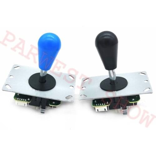 2PCS/Lot Copy SANWA SEIMITSU Joystick Arcade 5Pin Joystick With American Style Oval Ball Arcade Joystick for DIY Arcade Parts