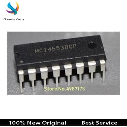 2 Pcs MC14553BCP DIP16 100% New Original MC14553BCP In Stock Bigger Discount for the More Quantity