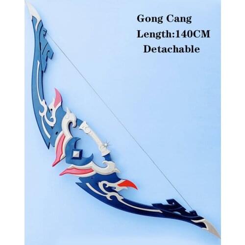 2021 Hot Game Genshin Impact Cosplay Props Weapon Tartaglias Bow PVC Cosplay Samurai Ninja Katana Prop Toy