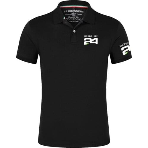 2021Summer Herbalife 24 Logo Shirt Cotton Print 7 Color Casual Short slevess Fashion College Tshirt Custom Decal Tops