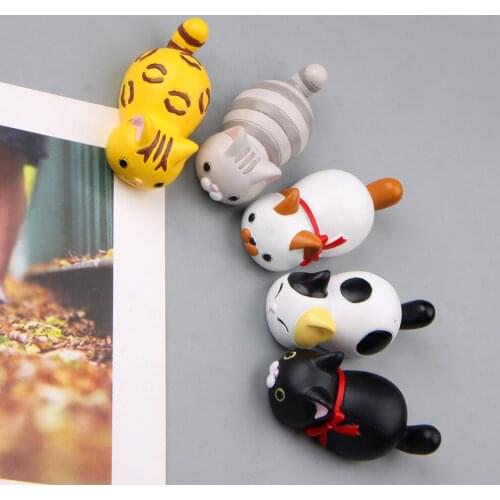 Cat Animal 3d Fridge Magnet Funny Mini Cartoon Gift Cute Magnet Fridge Sticker Accessories Ima De Geladeira Home Decor Ed50fm