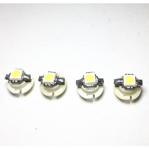 4PCS T5 B8.4D 5050 1SMD Side Indicator Lights Car Light B8.4 LED motorcycle Gauge Dashboard Lamp Brand New Instrument Bulbs 12V