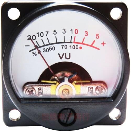 VU Watch Radio Head Amp Accessories with Warm Backlight 6-12V Lamp Uv Meter Audio Table DB Table Antique