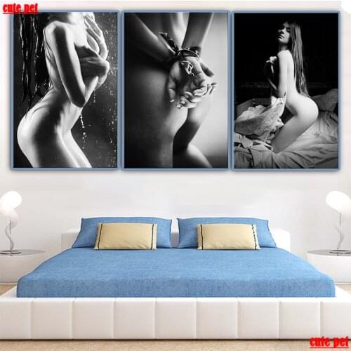 DIY Diamond Painting Sexy woman art 5D rhinestone Cross Stitch Diamond Art Embroidery Mosaic Handmade Home Decoration puzzle
