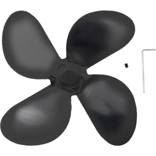 Aluminum Stove Burner Fan Blade Replacement For Wood Burning