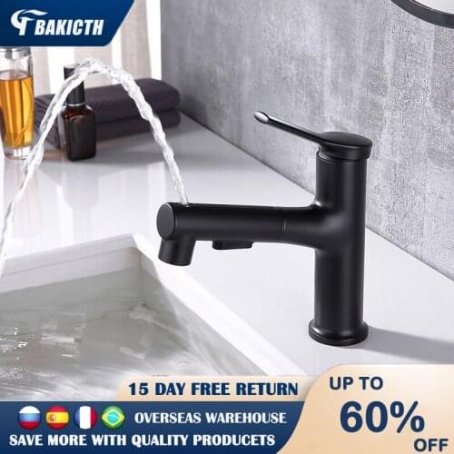 Bakicth Pull-out Bath Mixers With Shower Head