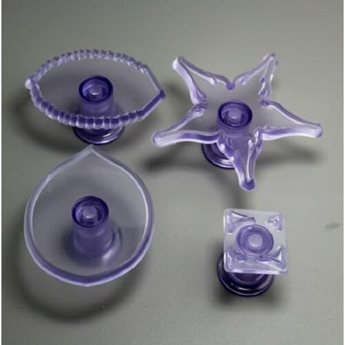 Free Shipping Plastic Large 3D Roses Shaped Cake Decorating Fondant Impressing Moulds Set