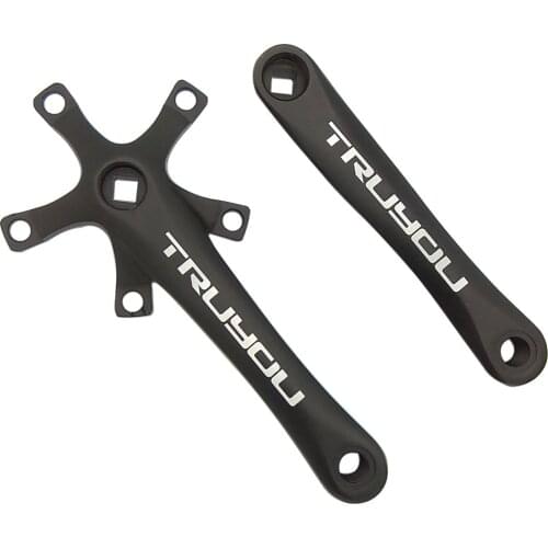 TRUYOU Road Bicycle Crank 5 Nail BCD 110 Aluminum Alloy Crankset Length 170mm Parts BMX Folding Bike Crank Scrub Chain Wheel CNC