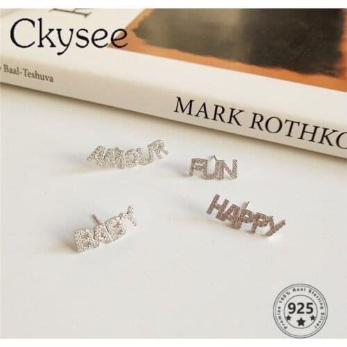 Серебряные серьги Ckysee China At AliExpress