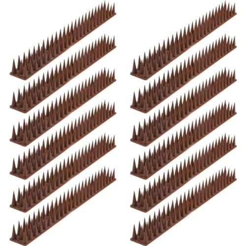 D7YE 12pcs Anti-bird Thorn Pest Control Scare Deterrent Cat Pigeon Owl Repellent Wall Spikes Garden Supplies