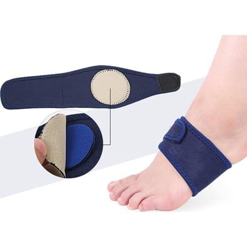 Hot Breathable Elastic Silica Gel High Arch Orthotics Bandage for Heel Foot Pain Relief Plantar Fasciitis Orthopedic Insoles