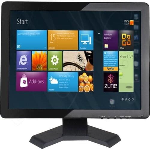 Capacitive Touch Screen Monitor 15 Inch Lcd Monitor Touch Screen 1024*768 Touch Monitor HDMI with VGA USB