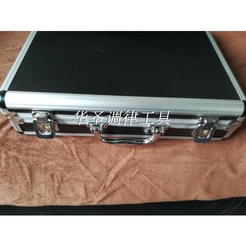 China St . Piano Rhythm Tool Piano Kit 39 Parts Kit Aerospace Aluminum Case Empty Box