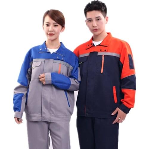Work clothing set men women overall work car workshop air condition water electricity installation mechanical repairmen uniforms