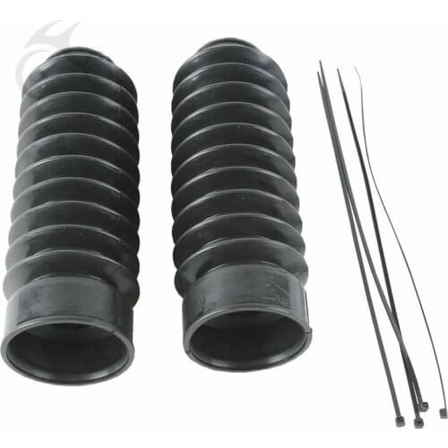 Motorcycle Front Rubber 49mm Gator Fork Tubes Boots For Harley Softail Dyna