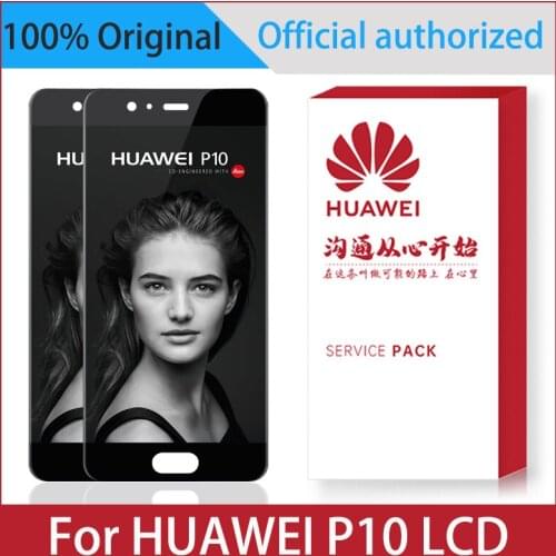 Original 5.1'' Display For Huawei P10 LCD VTR-L09 VTR-L10 VTR-L29 Touch Screen Digitizer Assembly Replacement Parts With Frame
