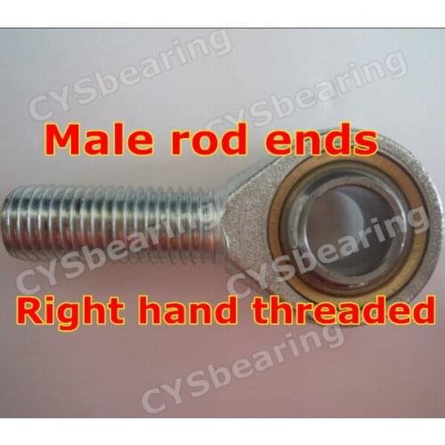 M6 fish eye KA6-D SAJK6C POS6EC TSM6C DM6 male metric right hand threaded M6X1 rod ends joint bearing