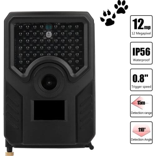 Durable Waterproof 1080P 12MP Hunting Trail Camera Wildelife Infrared Photo Trap Camcorder For Hunting Accessories