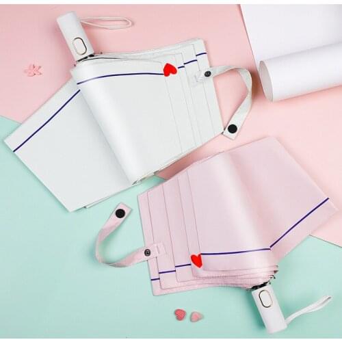 Simple 8K Automatic Umbrella Anti UV Windproof Folding Umbrellas For Man Women Rain Umbrella Female Male