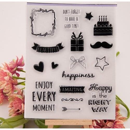 Clear Stamps Scrapbook Paper Craft Clear Stamp Scrapbooking Alphabet Letter Number T5142