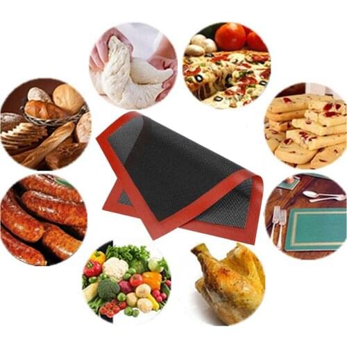1 piece Liner Sheet Silicone Baking Mat Non Stick Heat Resistant Oven Mats Roaster