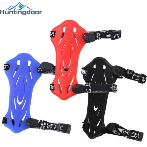 Silicone 2 Strap Arm Guard Target Archery Safety Protection Gear Outdoor Hunting Archery Arrow safe Strap Armband Accessories