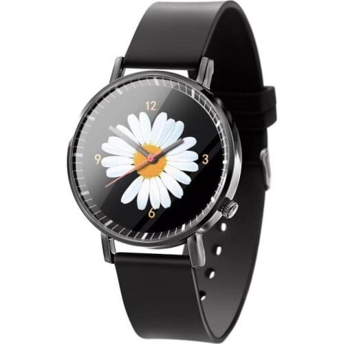 Reloj Mujer Fashion Casual Wrist Watch for Women Stylish Chrysanthemum Pattern Gold Alloy Strap Ladies Analog Quartz Watches